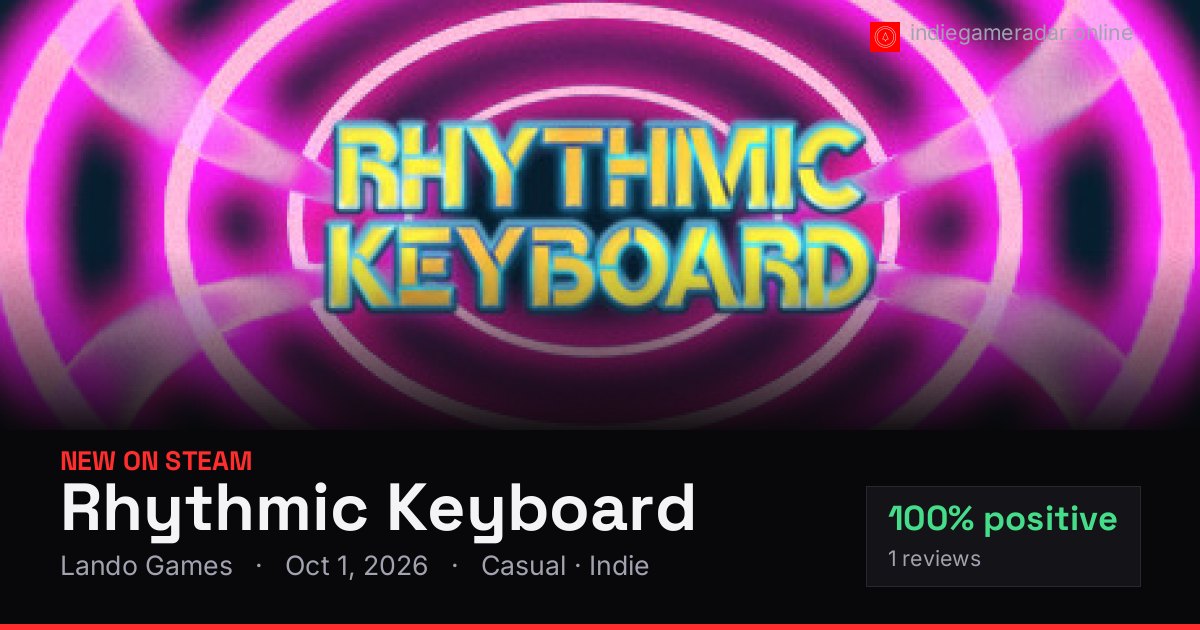 Share card for Rhythmic Keyboard