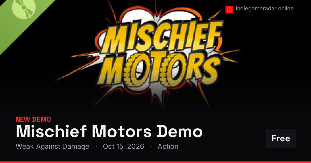 Share card for Mischief Motors Demo