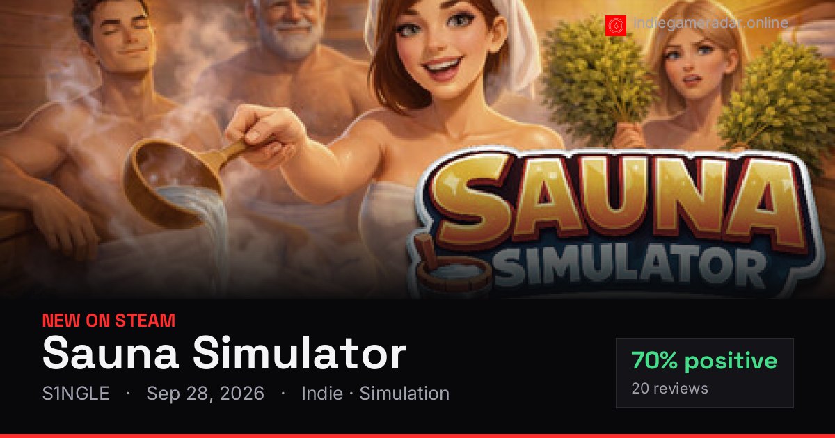 Share card for Sauna Simulator