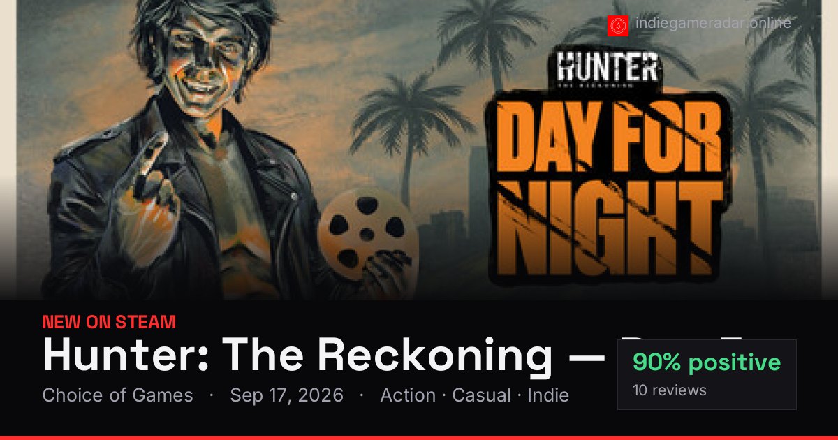 Share card for Hunter: The Reckoning — Day For Night