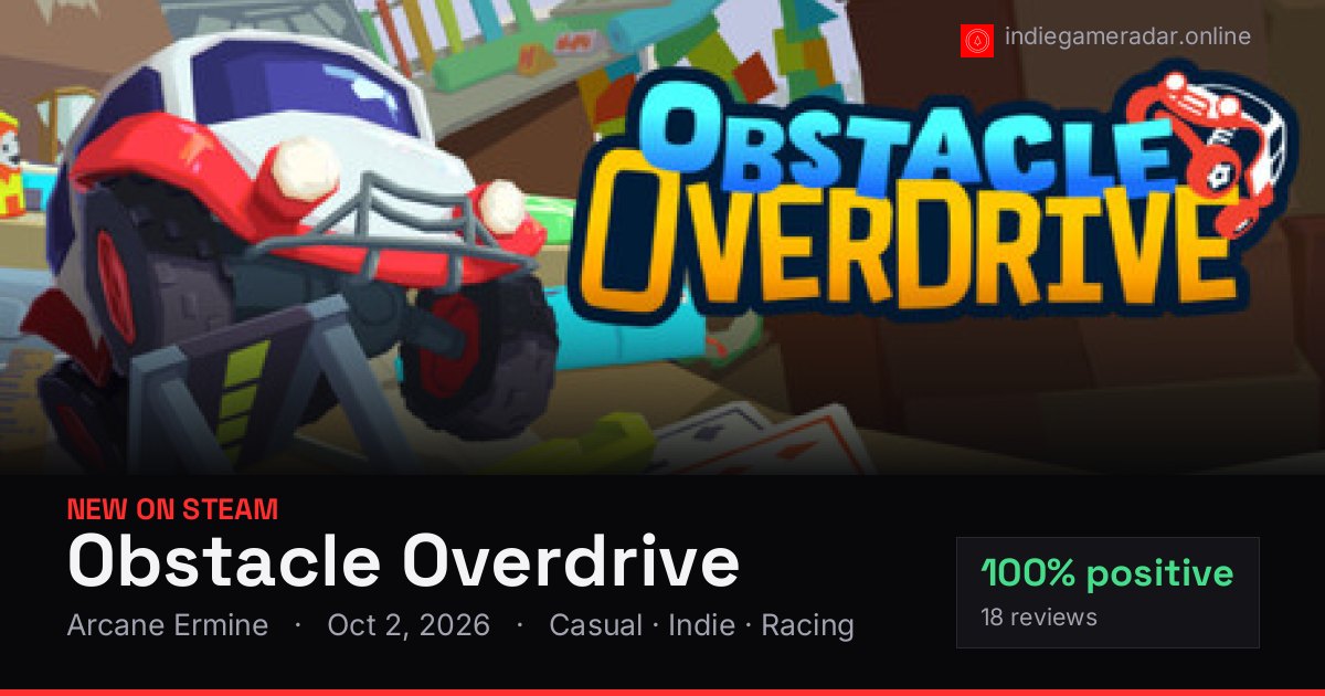 Share card for Obstacle Overdrive