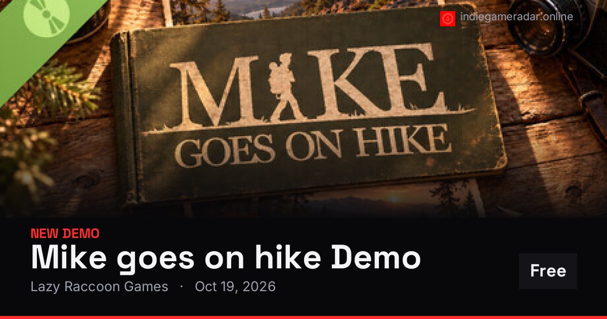 Share card for Mike goes on hike Demo