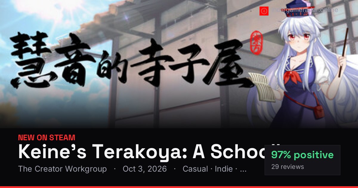 Share card for Keine’s Terakoya: A Schoolhouse in Gensokyo