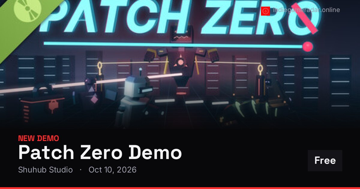 Share card for Patch Zero Demo