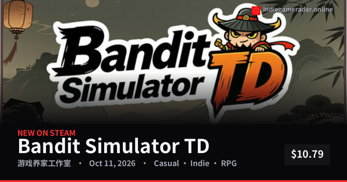 Share card for Bandit Simulator TD