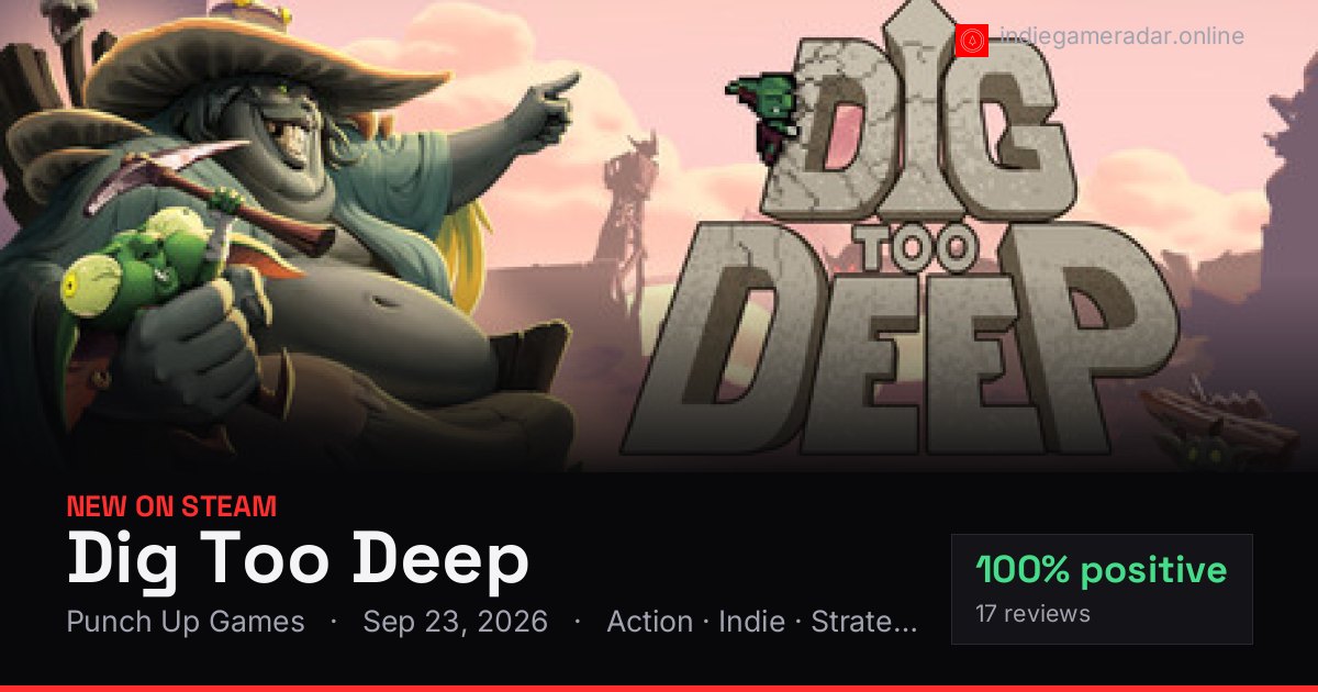 Share card for Dig Too Deep