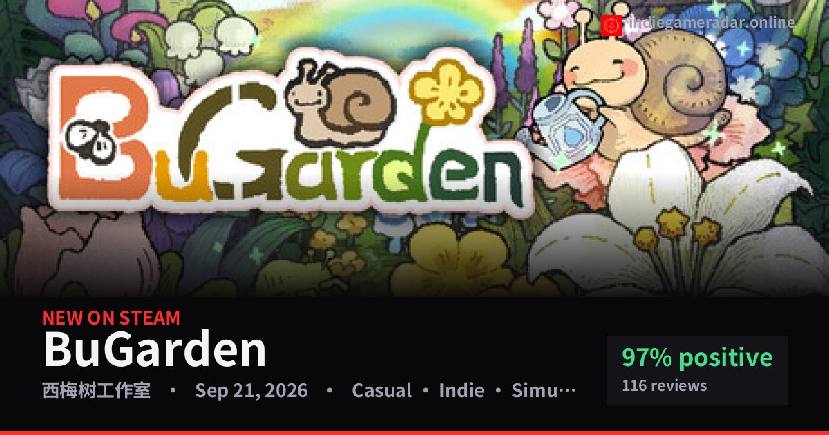 Share card for BuGarden