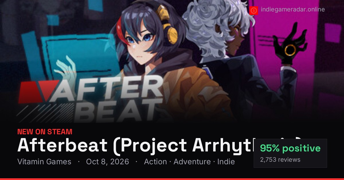 Share card for Afterbeat (Project Arrhythmia)