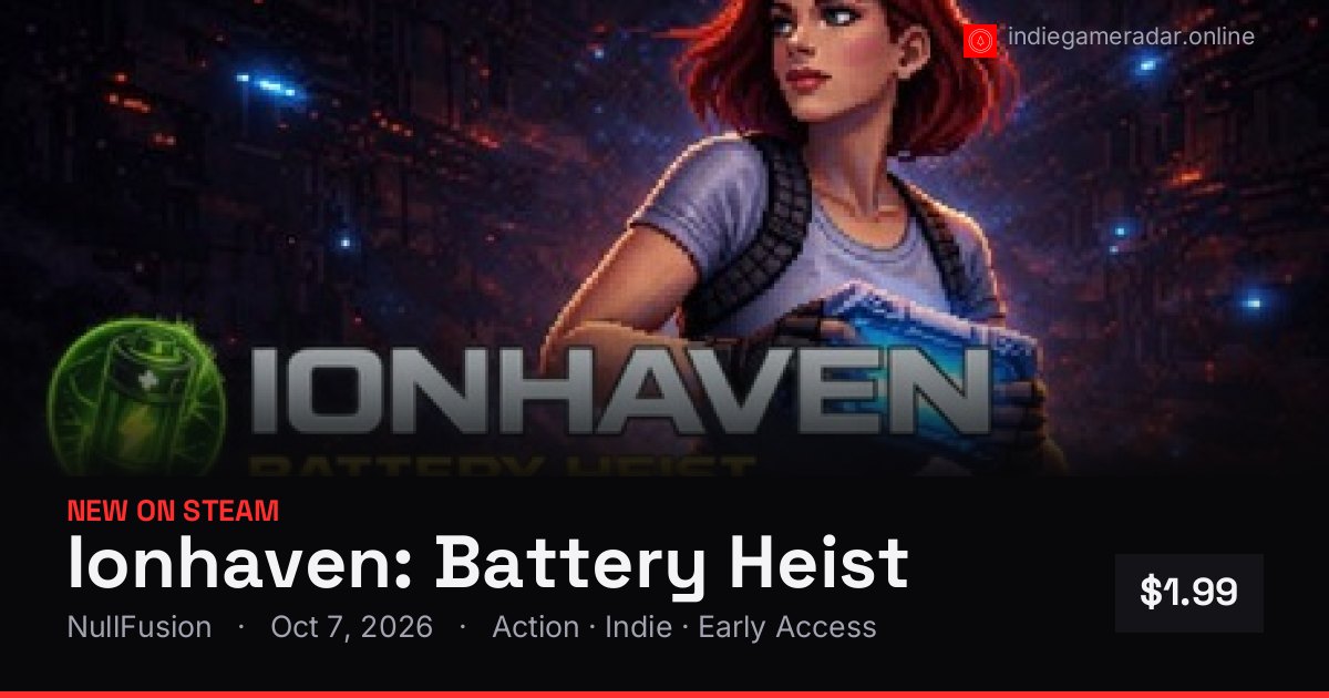 Share card for Ionhaven: Battery Heist