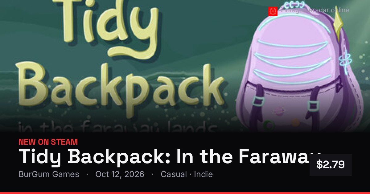 Share card for Tidy Backpack: In the Faraway Lands
