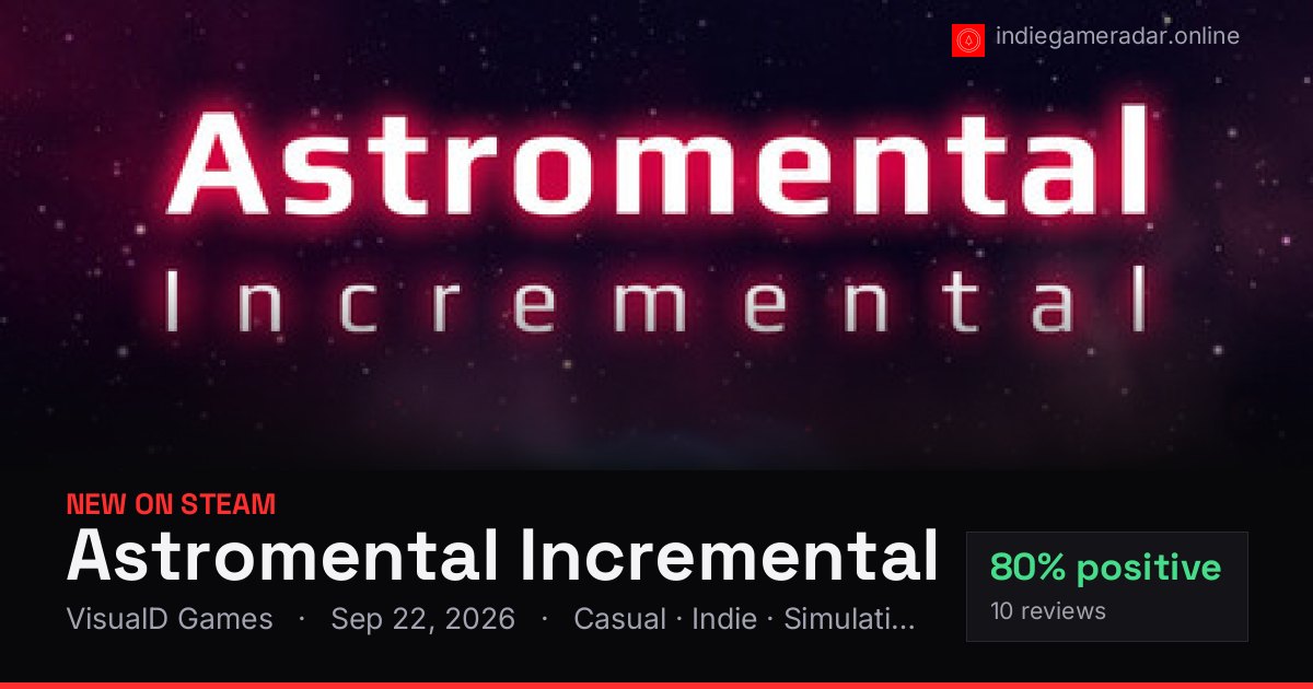 Share card for Astromental Incremental
