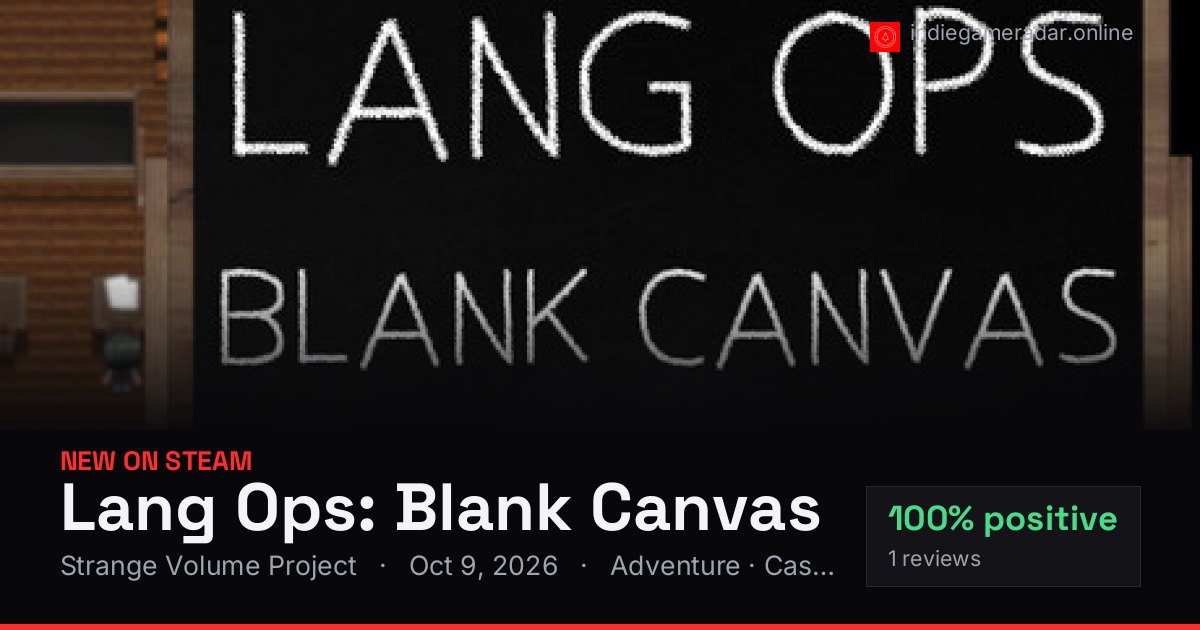 Share card for Lang Ops: Blank Canvas