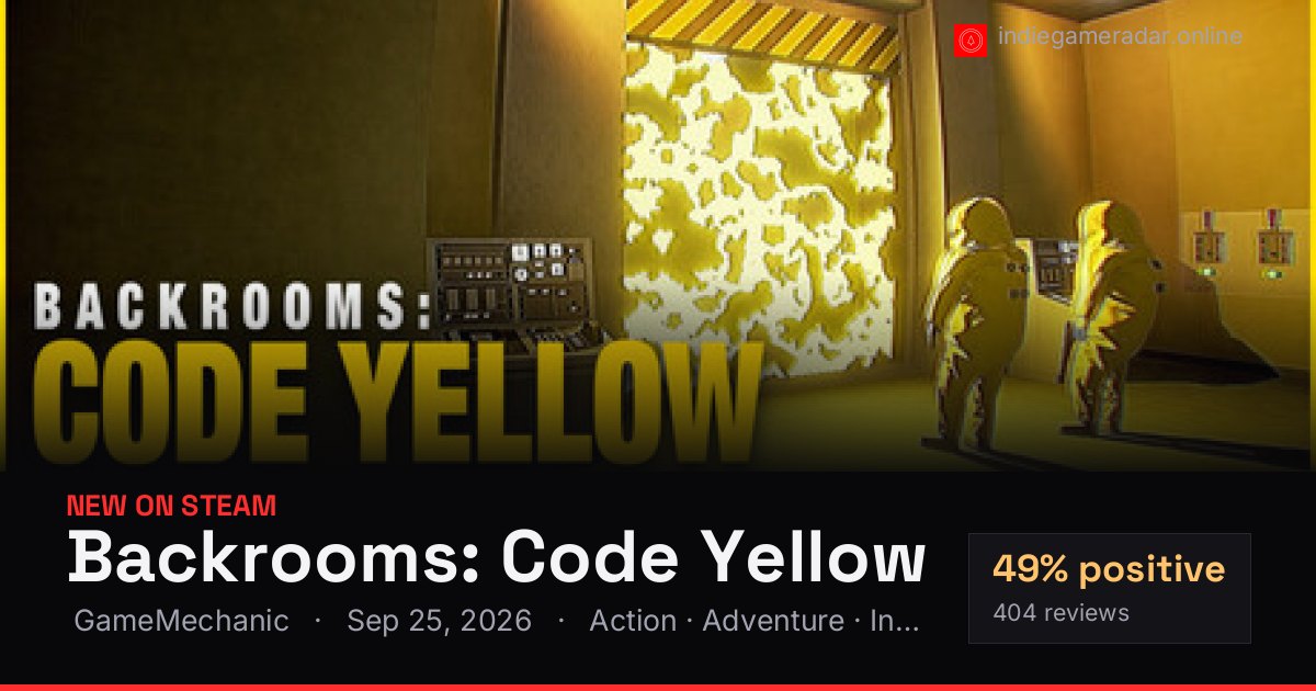 Share card for Backrooms: Code Yellow