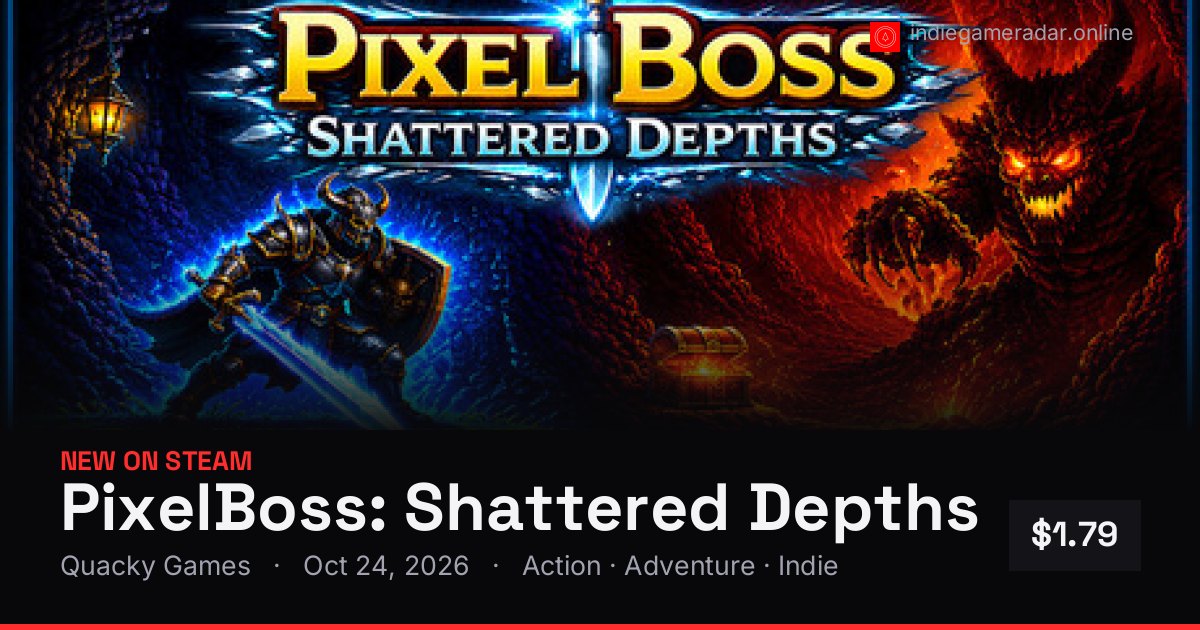 Share card for PixelBoss: Shattered Depths