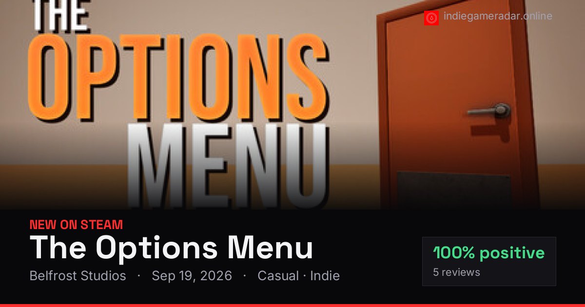 Share card for The Options Menu