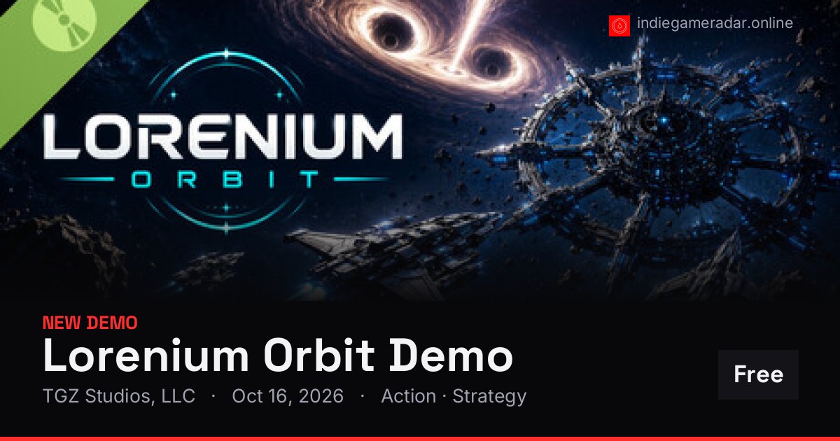 Share card for Lorenium Orbit Demo