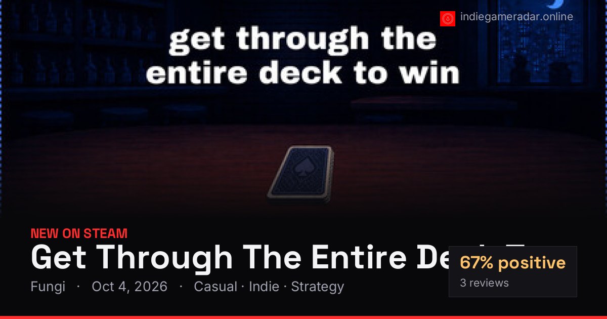 Share card for Get Through The Entire Deck To Win