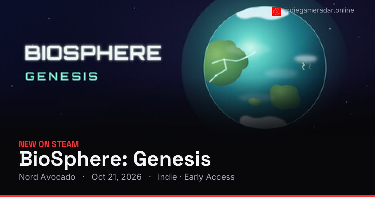 Share card for BioSphere: Genesis