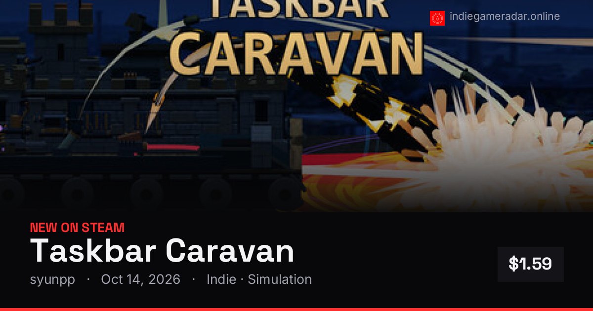 Share card for Taskbar Caravan