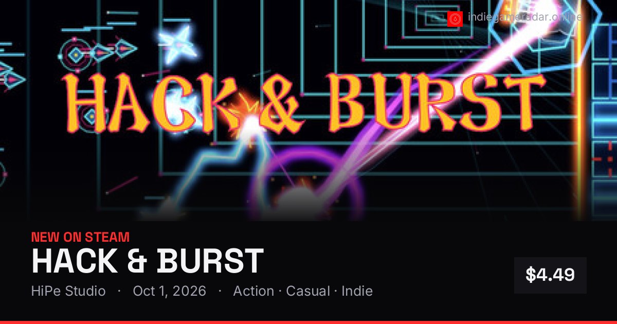 Share card for HACK & BURST