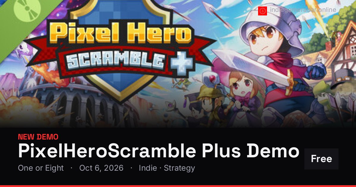 Share card for PixelHeroScramble Plus Demo