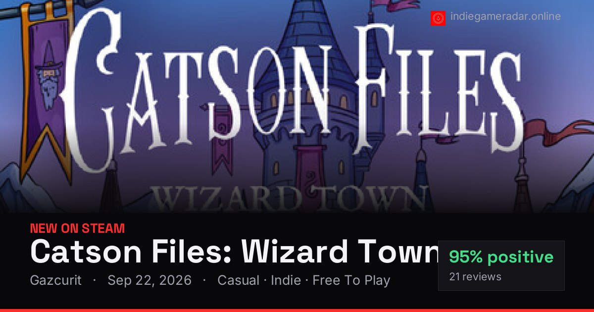 Share card for Catson Files: Wizard Town