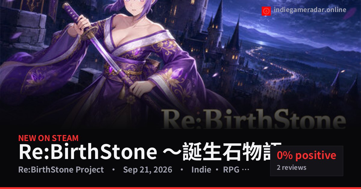 Share card for Re:BirthStone ～誕生石物語～
