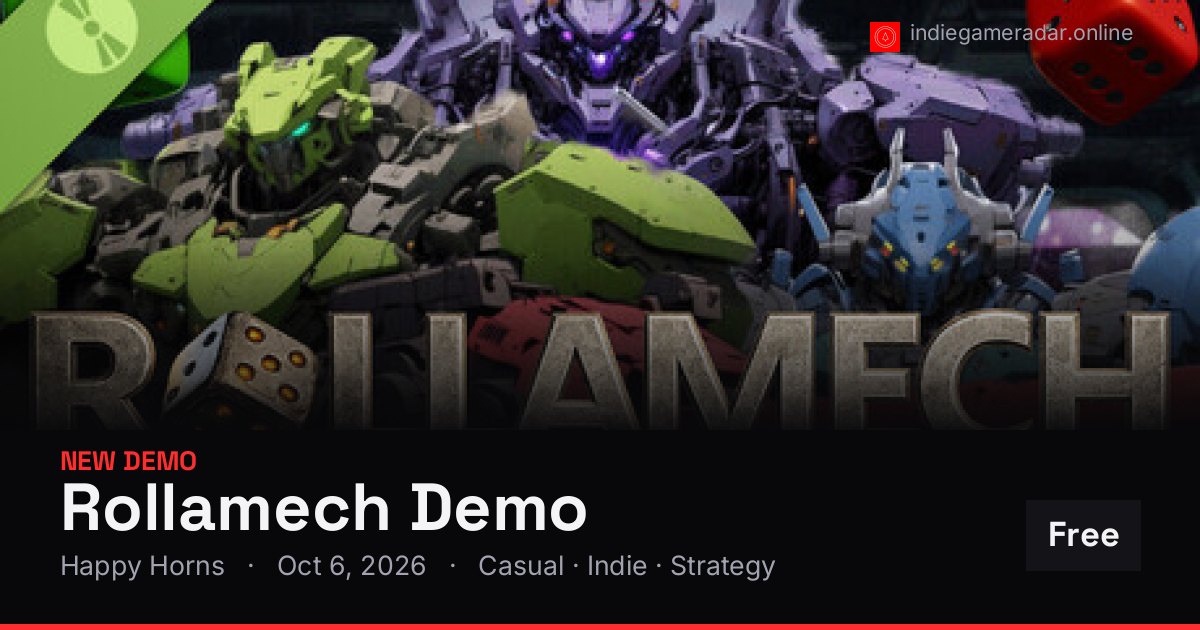 Share card for Rollamech Demo