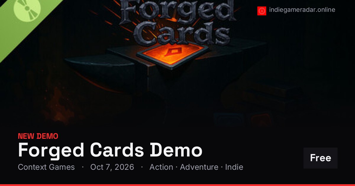Share card for Forged Cards Demo