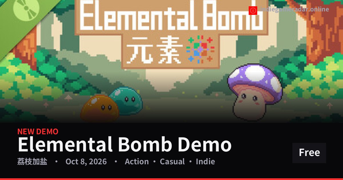 Share card for Elemental Bomb Demo