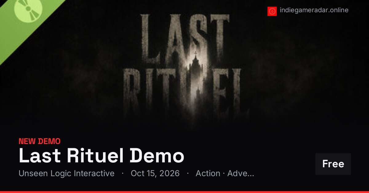 Share card for Last Rituel Demo