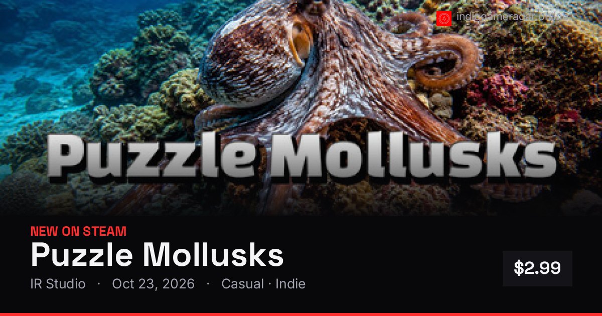 Share card for Puzzle Mollusks