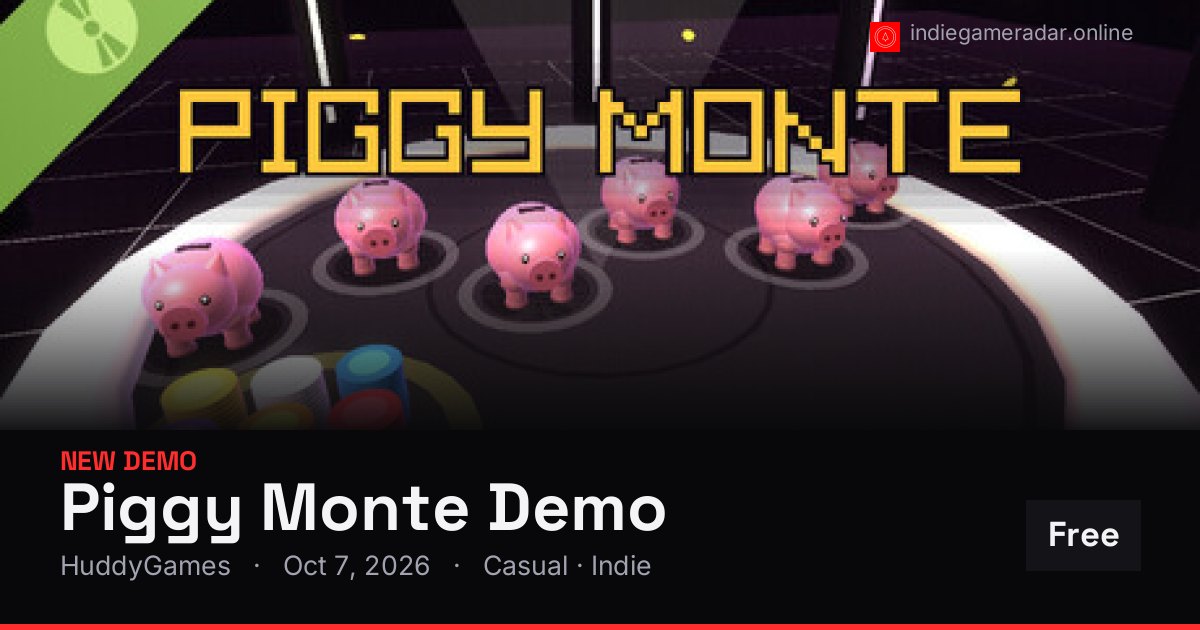 Share card for Piggy Monte Demo