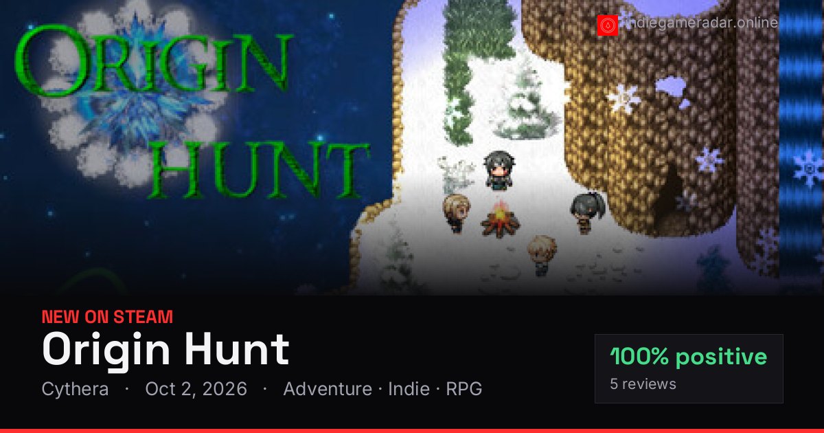 Share card for Origin Hunt
