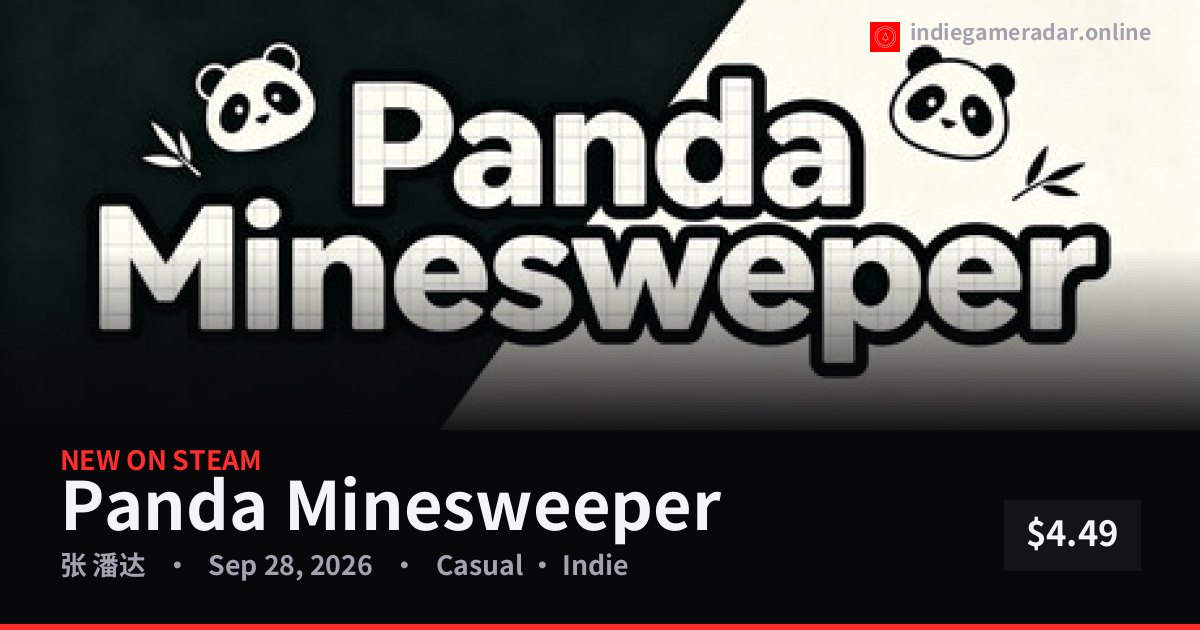 Share card for Panda Minesweeper