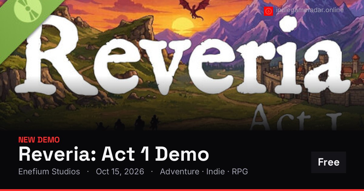 Share card for Reveria: Act 1 Demo