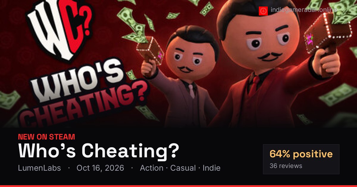 Share card for Who's Cheating?