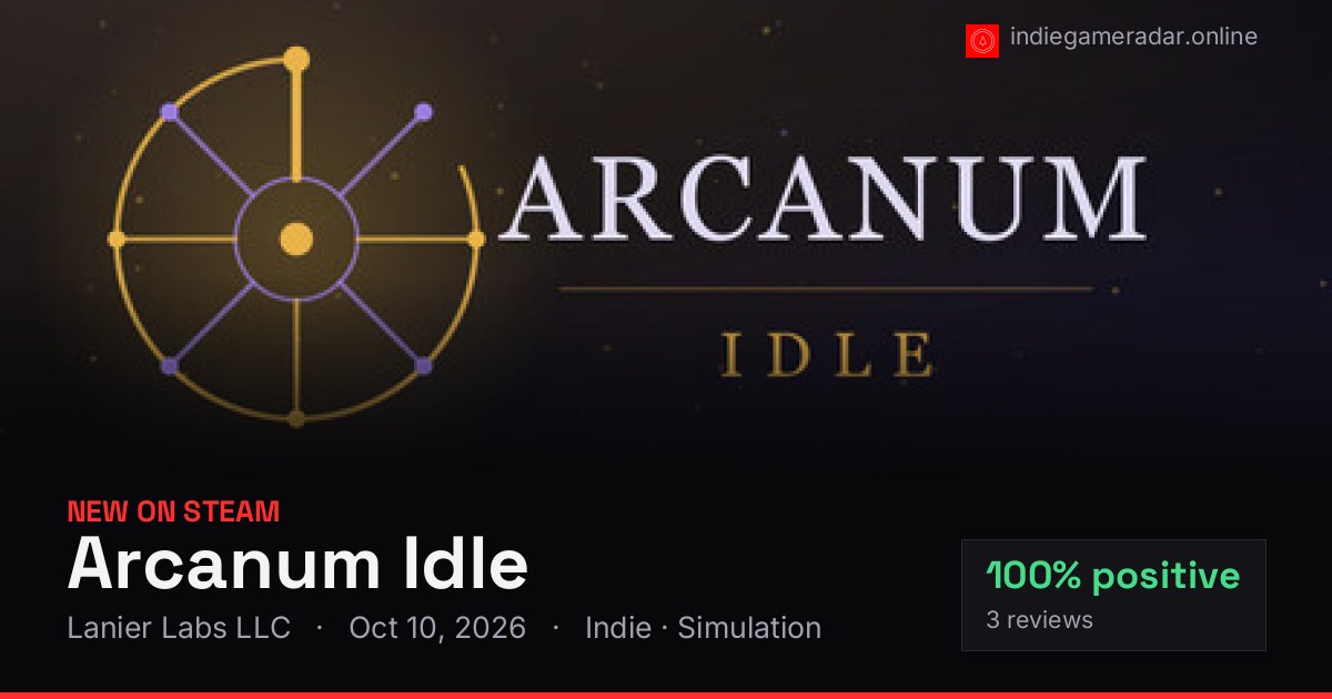 Share card for Arcanum Idle
