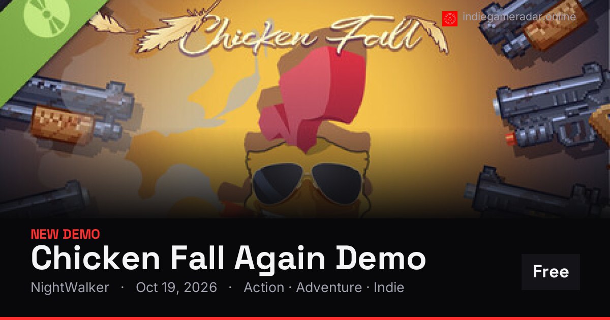 Share card for Chicken Fall Again Demo