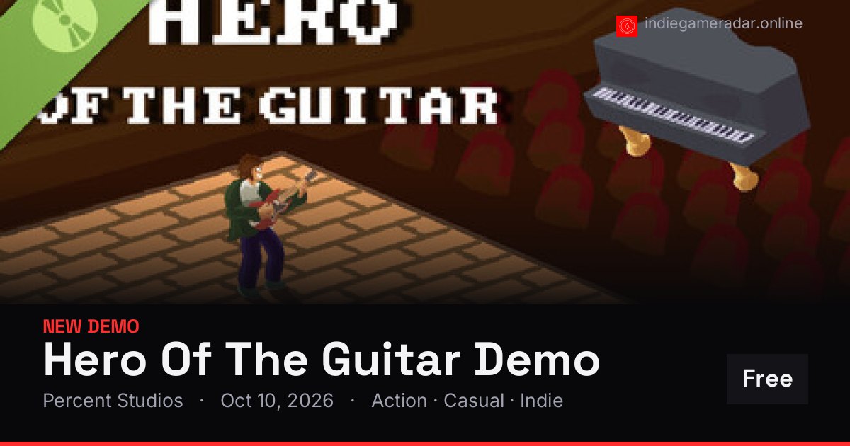 Share card for Hero Of The Guitar Demo