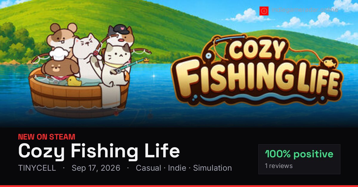 Share card for Cozy Fishing Life