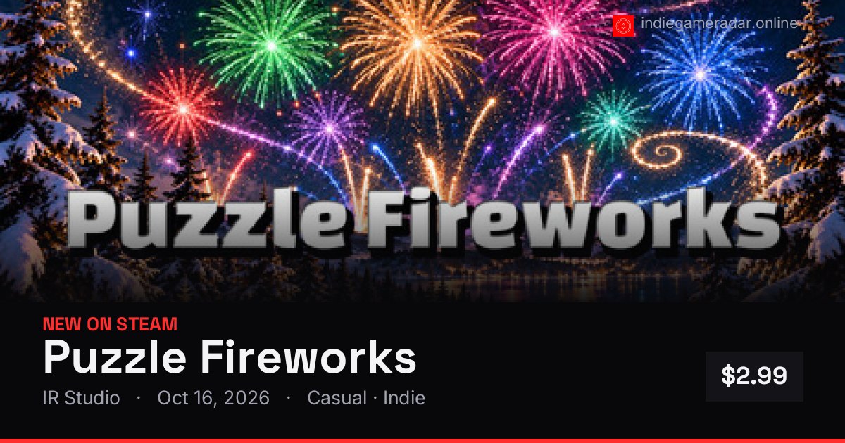 Share card for Puzzle Fireworks