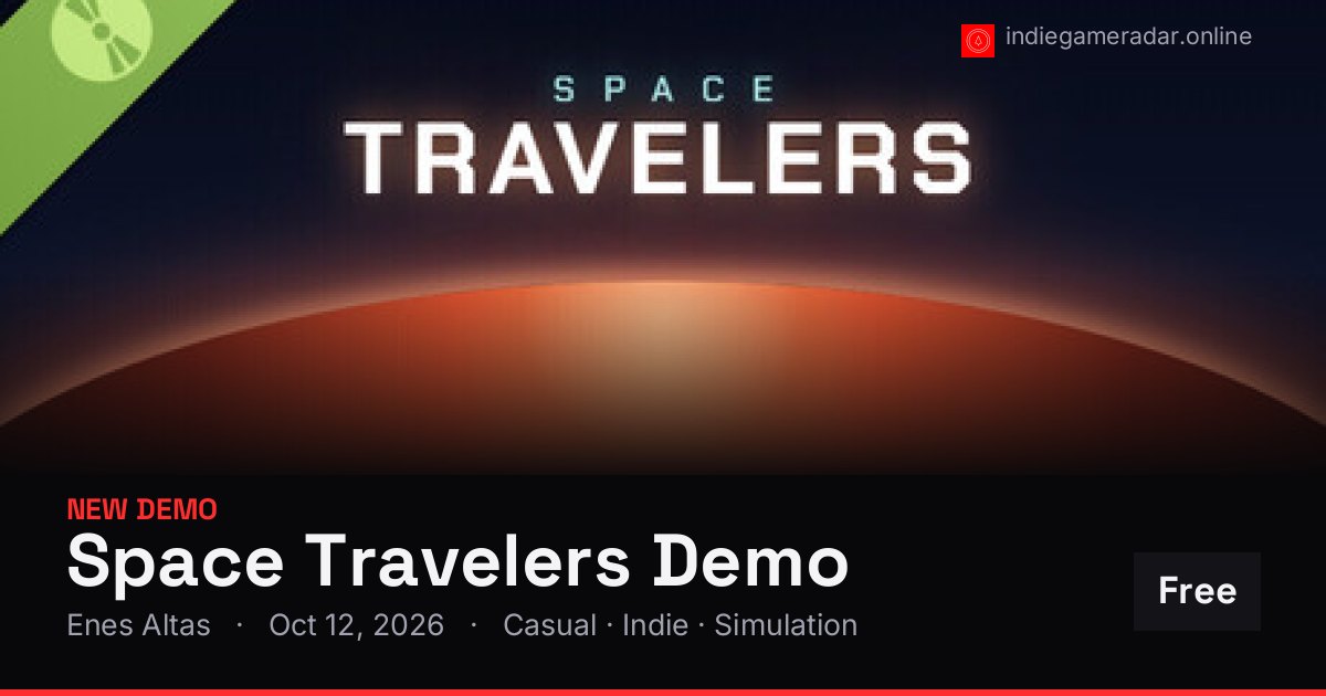 Share card for Space Travelers Demo