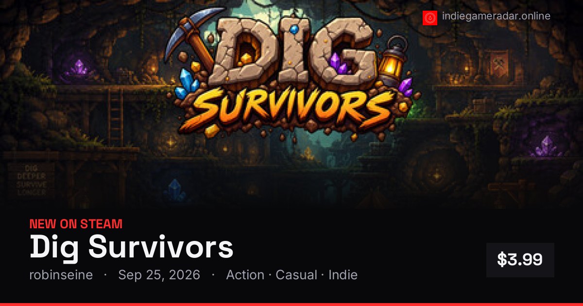 Share card for Dig Survivors