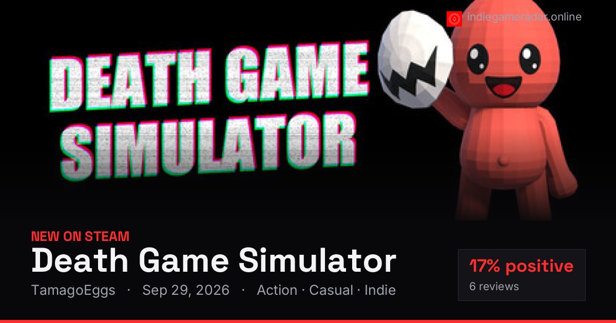 Share card for Death Game Simulator