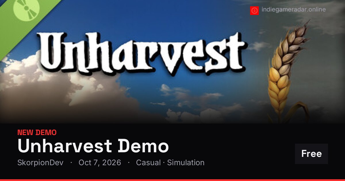 Share card for Unharvest Demo