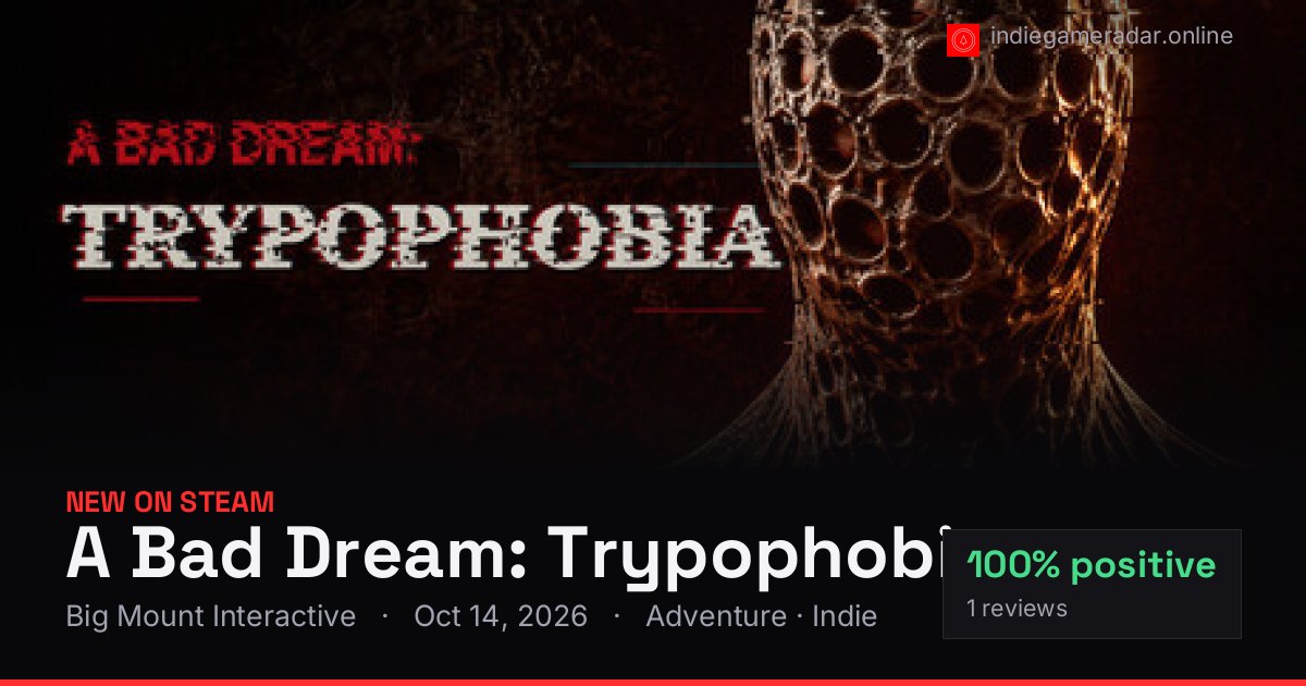 Share card for A Bad Dream: Trypophobia