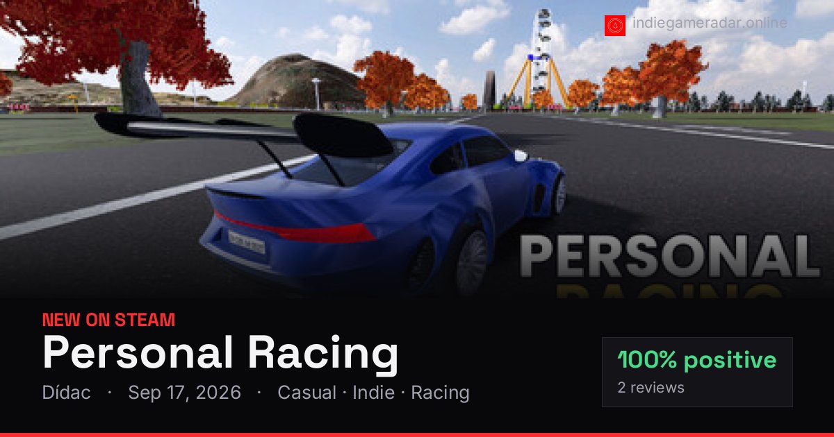 Share card for Personal Racing