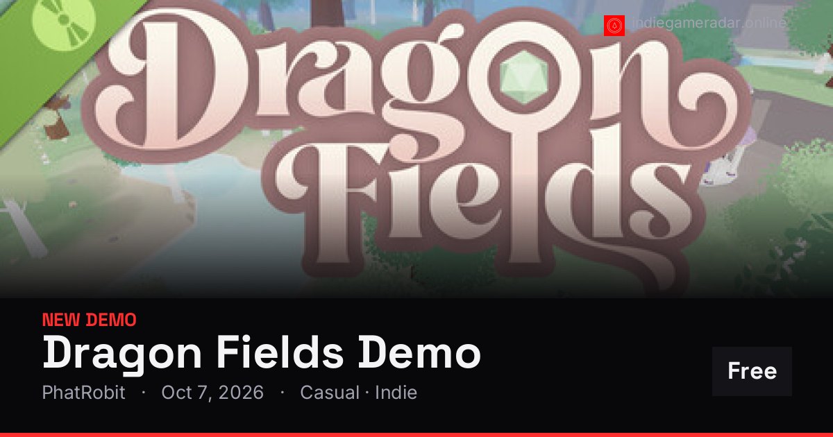 Share card for Dragon Fields Demo
