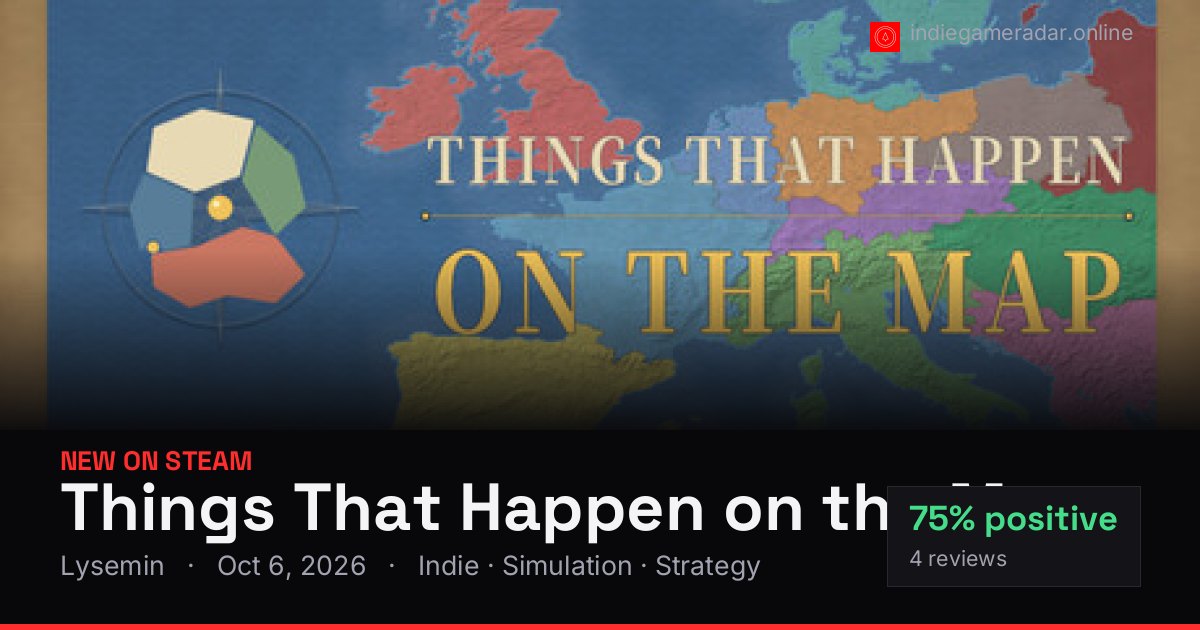 Share card for Things That Happen on the Map - Realm Simulator